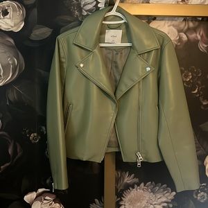 Worn once - Wilfred vegan leather moto jacket